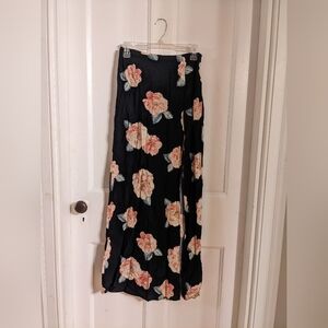 Black rose skirt